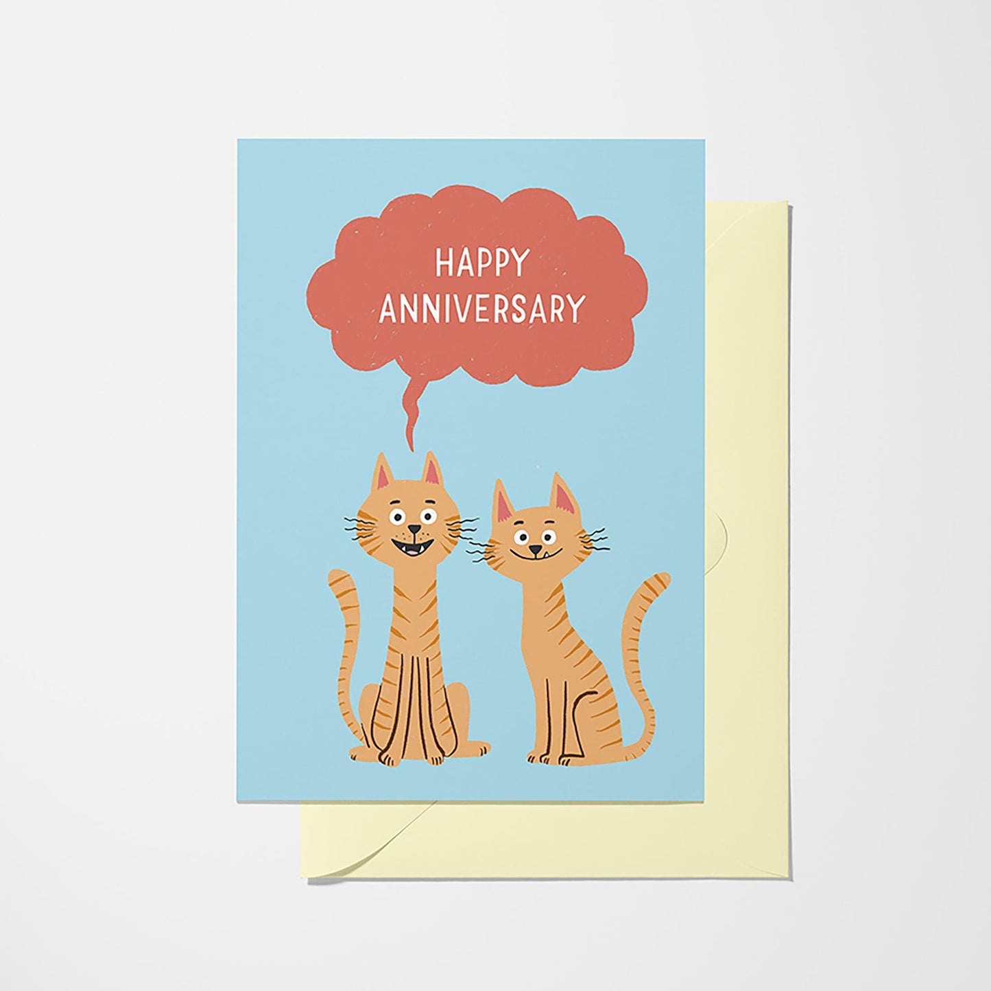 Anniversary Cat - Greeting Card