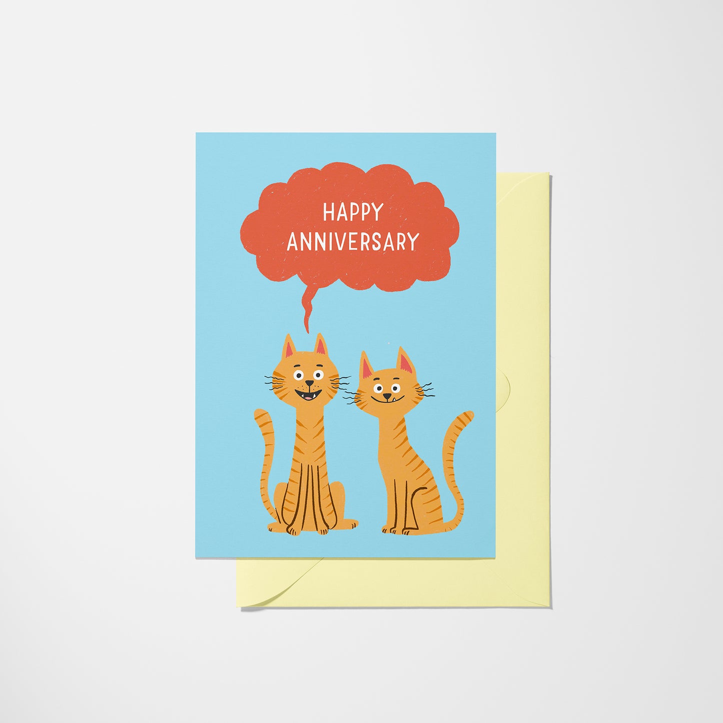 Anniversary Cat - Greeting Card