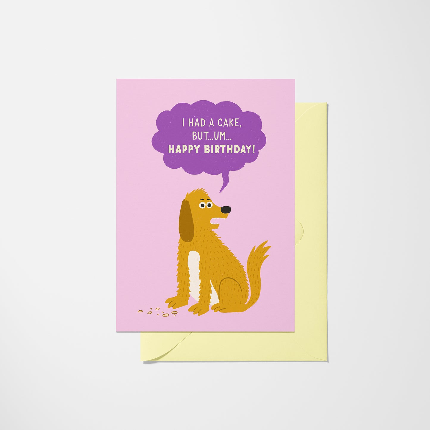 Dog crumb - Birthday Greeting Card