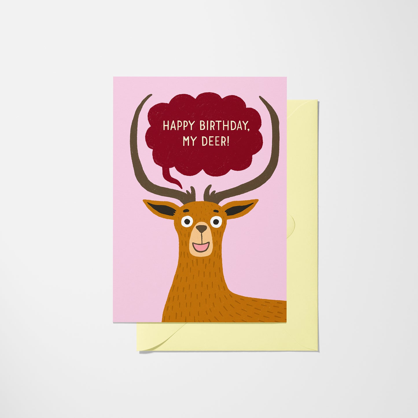 Deer - Birthday Greeting Card