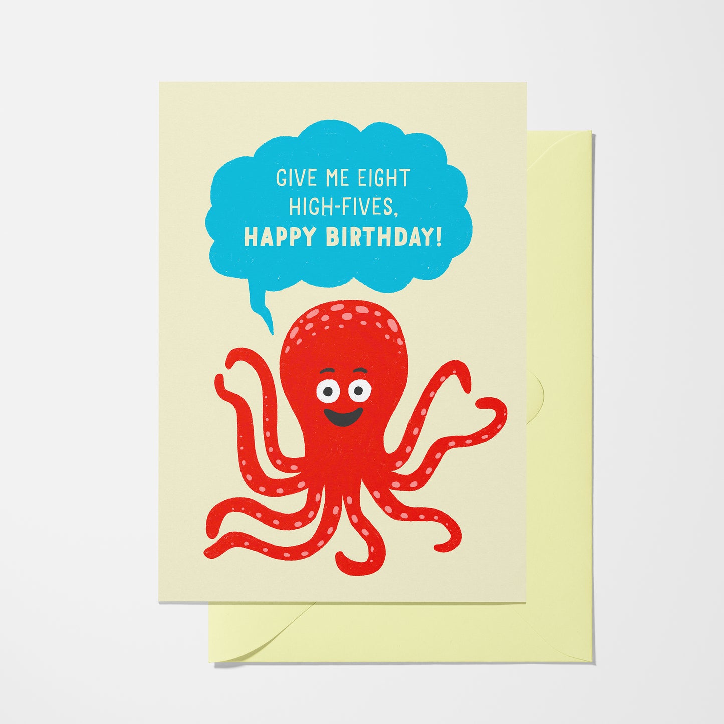 Octopus - Birthday Greeting Card