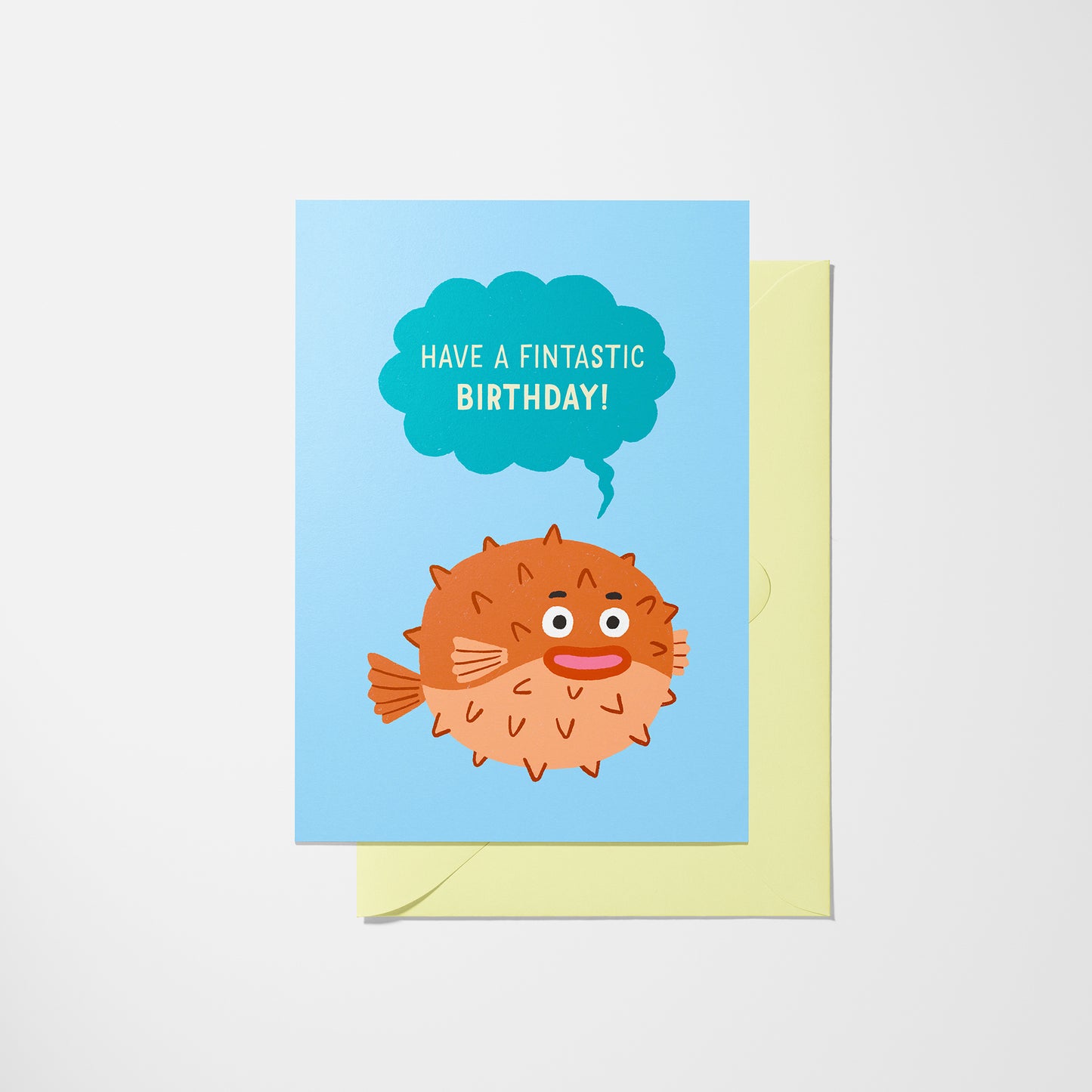 Puffer Fish - Birthday Greeting Card