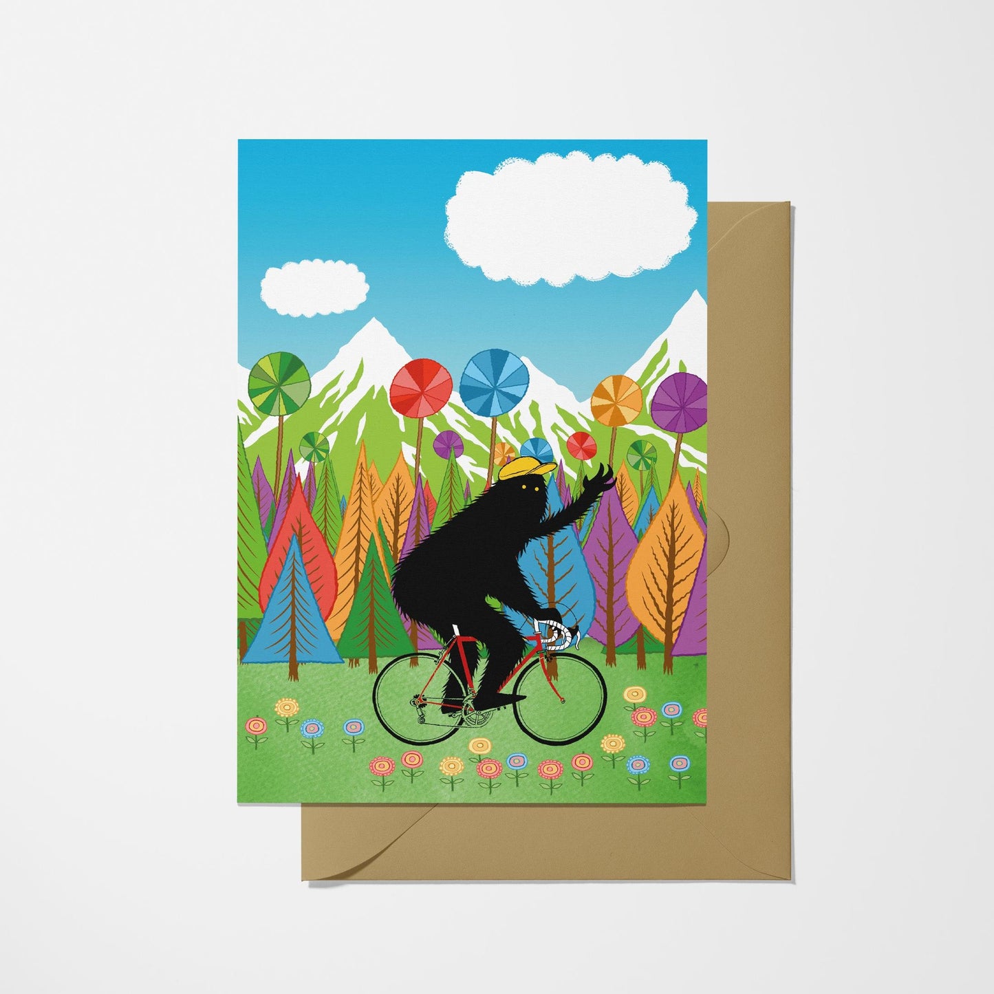 Cycledelic - Greeting Card