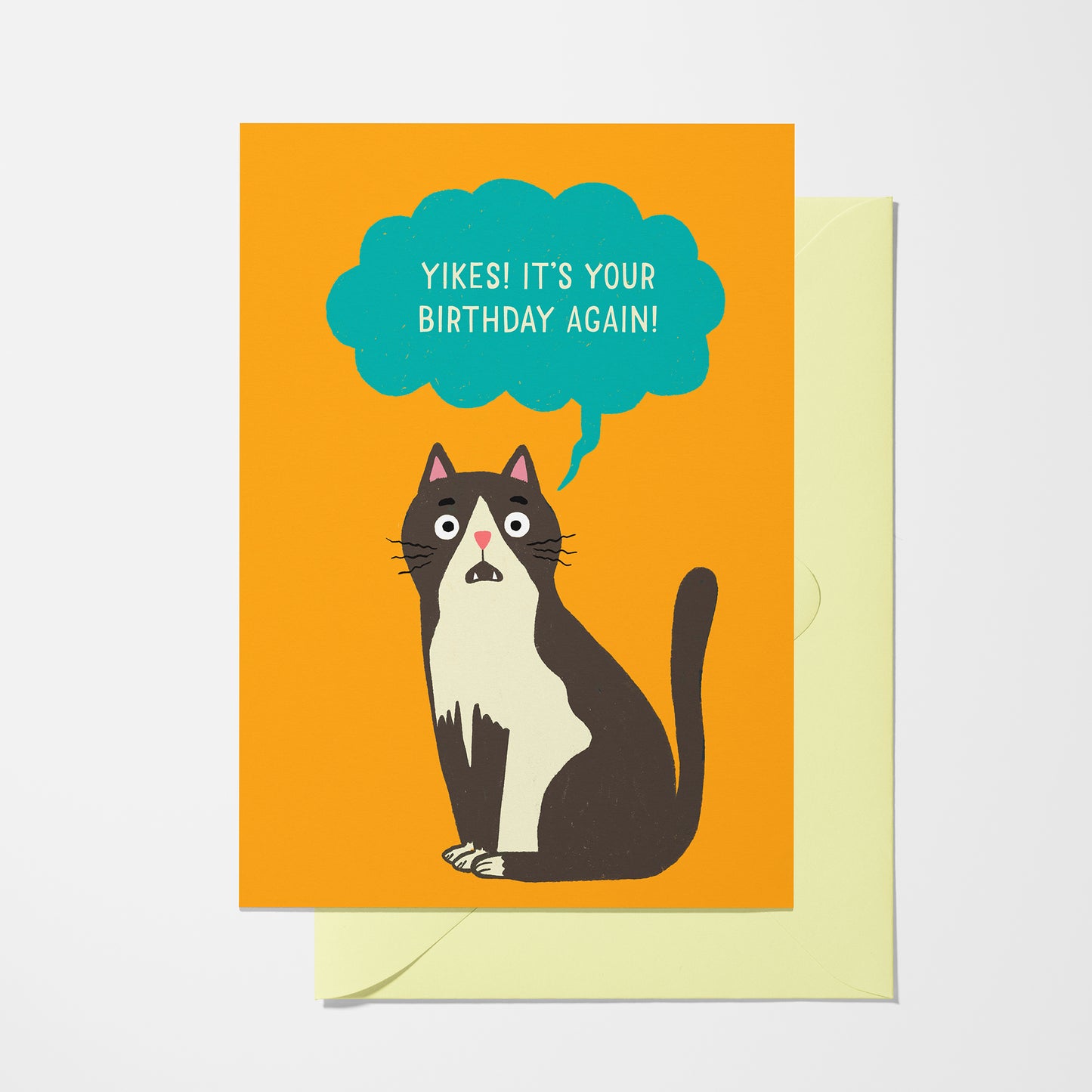 Yikes - Birthday Greeting Card