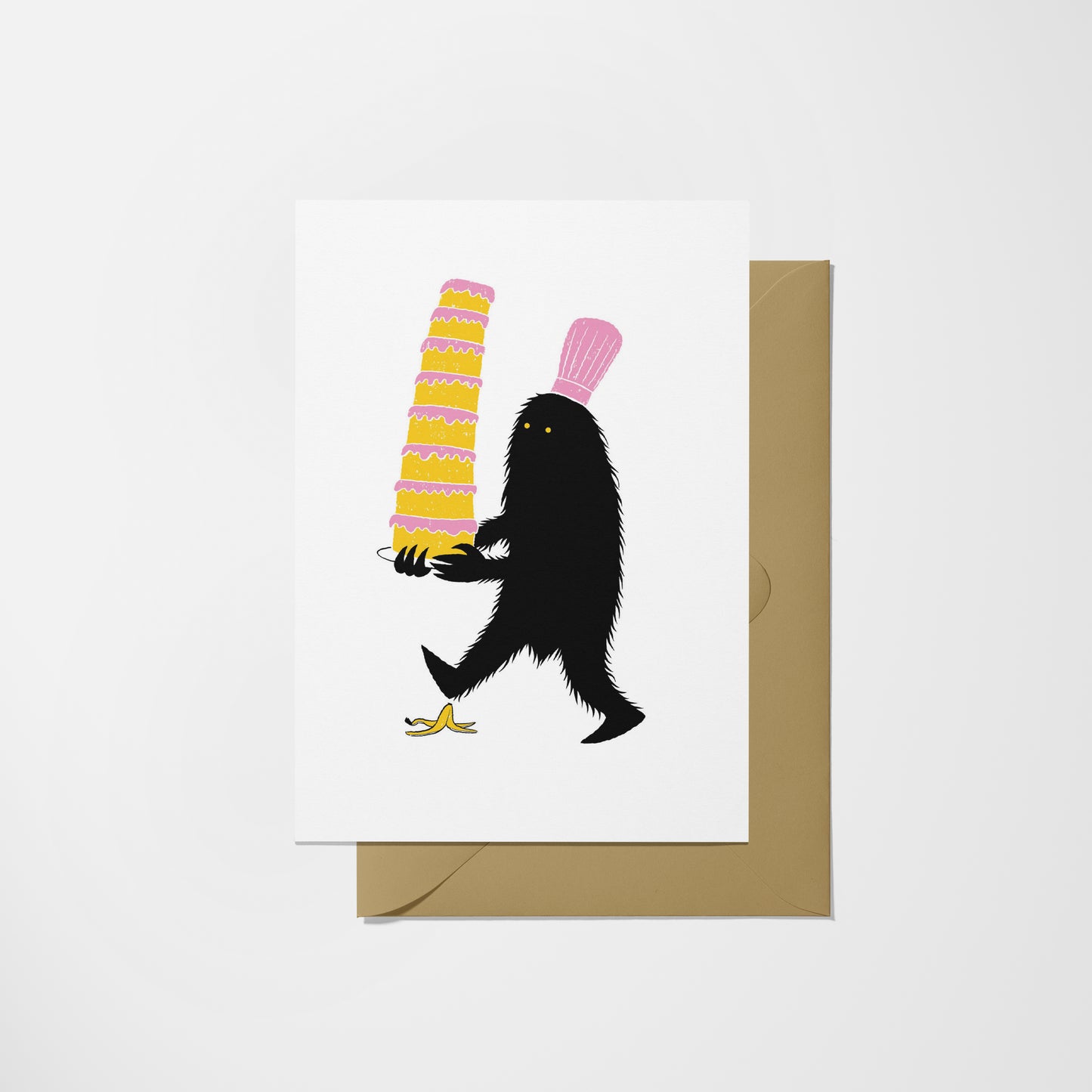 Banana Cake - Birthday Card