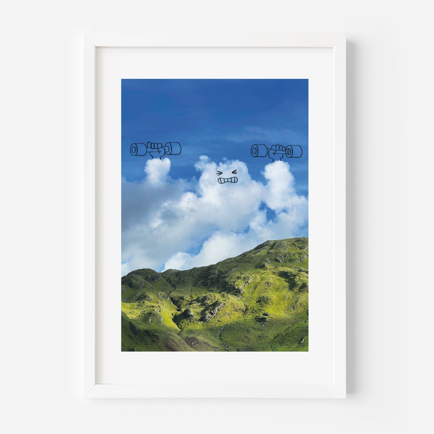 Hand Embossed “You’ve Got This” print by A Daily Cloud.