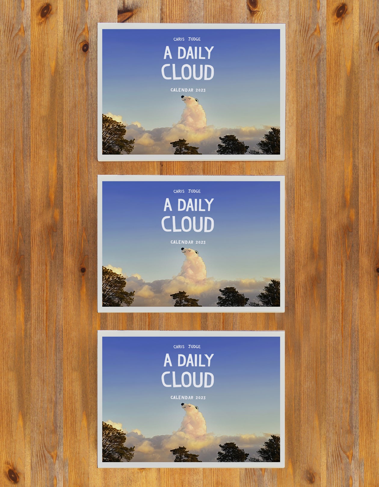 NEW A Daily Cloud Wall Calendar 2024! GIFT PACK 3 Calendars *SHIPS I