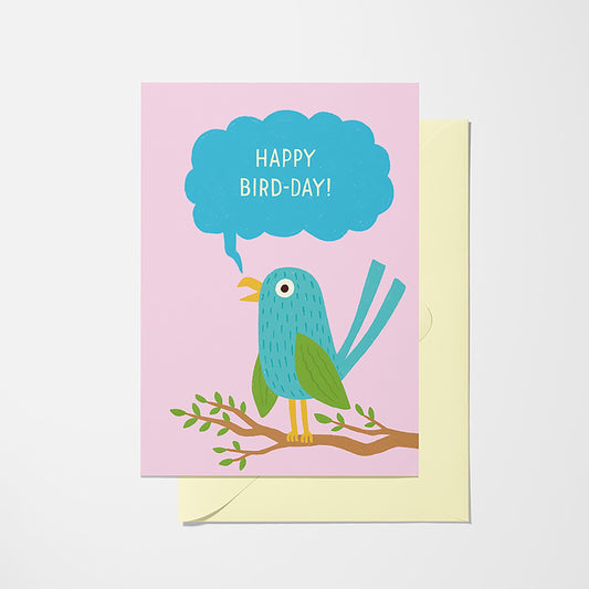 Bird-day - Birthday Greeting Card