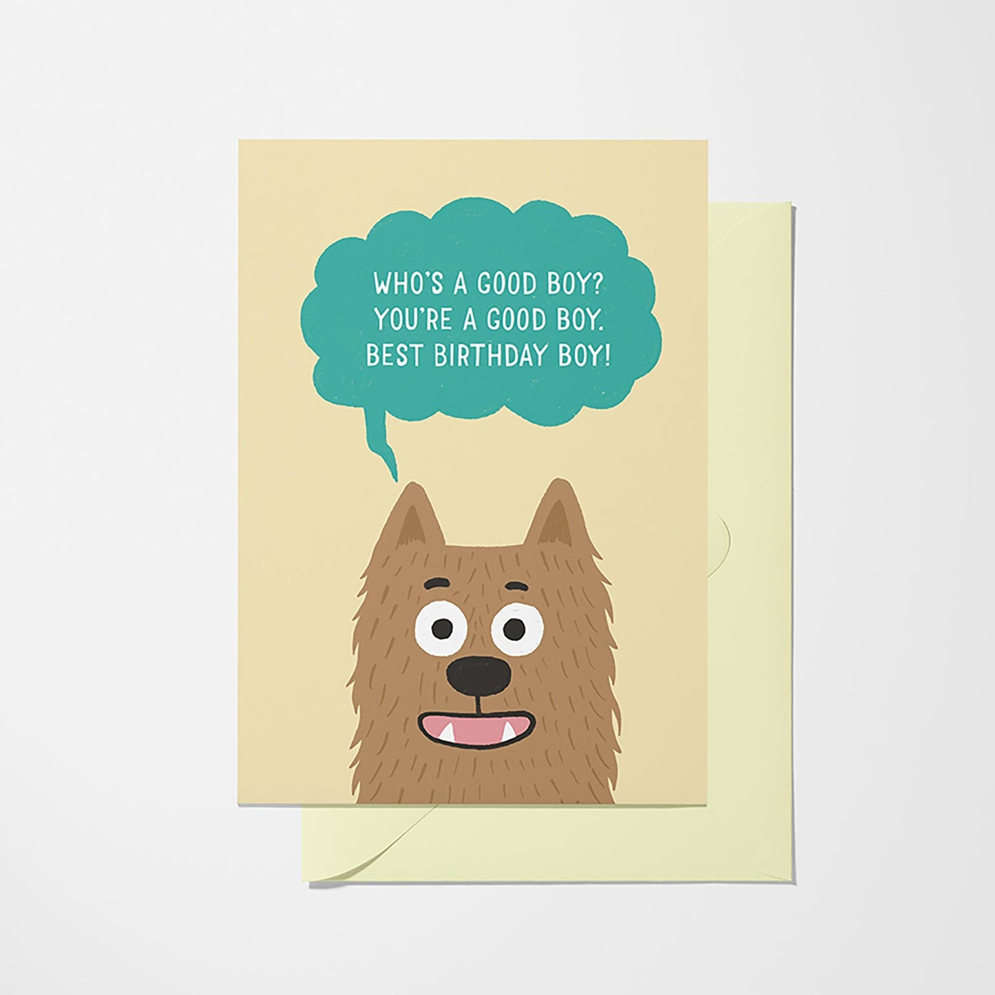 Who's a Good Boy - Birthday Card