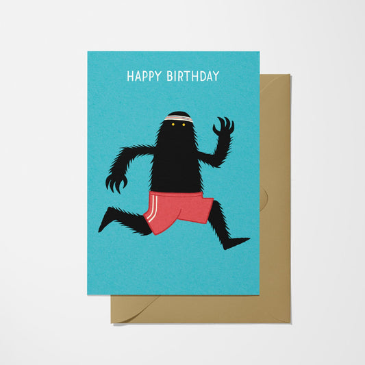 Runner - Birthday Card