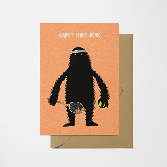 Tennis - Birthday Card