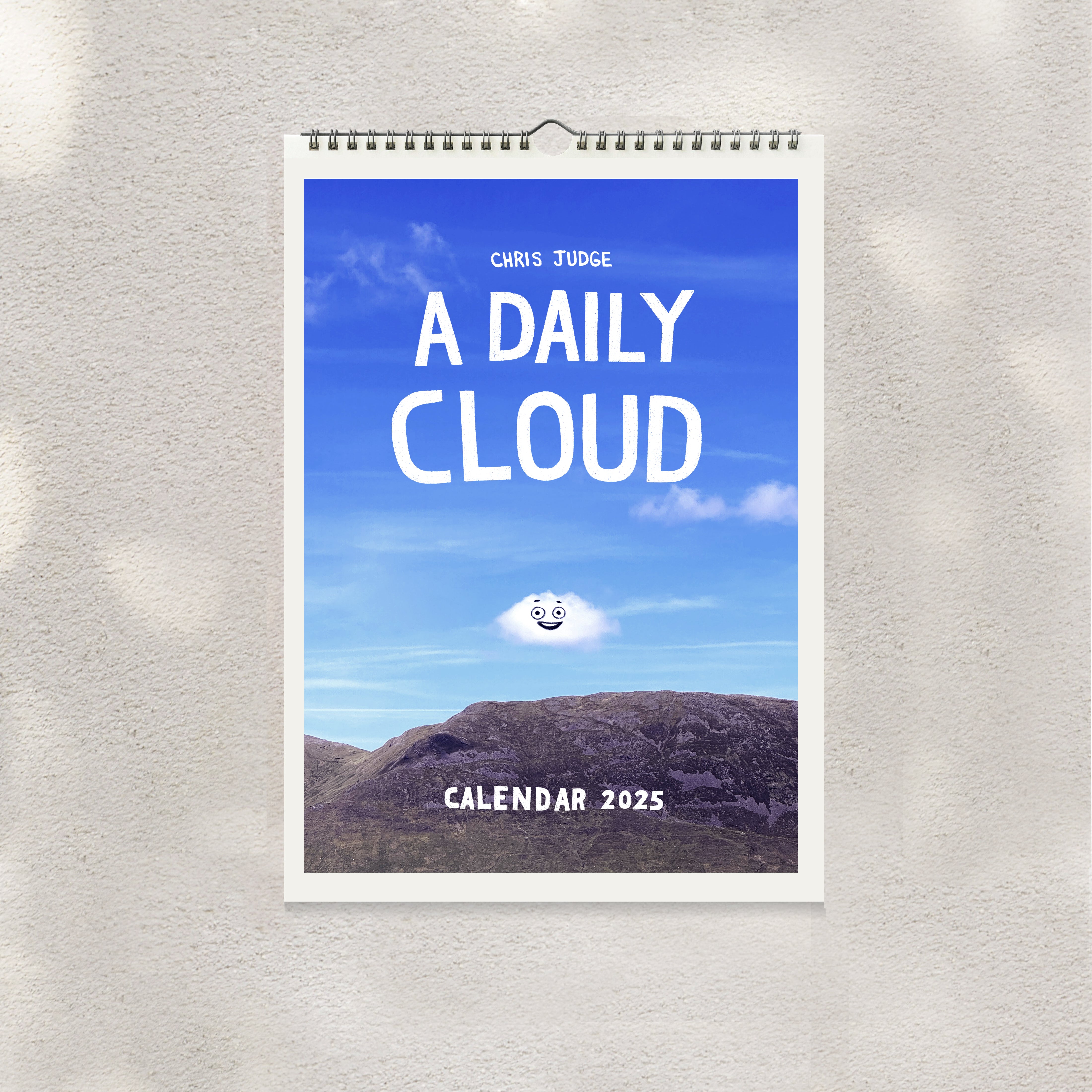 Large Wall Calendar by A Daily Cloud 2025! (1 calendar)